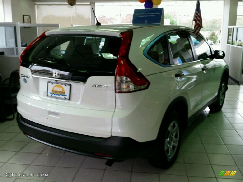 2014 CR-V LX AWD - White Diamond Pearl / Gray photo #2