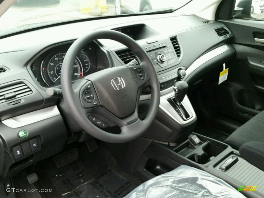 2014 CR-V LX AWD - Crystal Black Pearl / Black photo #3