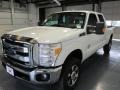 2015 Oxford White Ford F250 Super Duty Lariat Crew Cab 4x4  photo #3