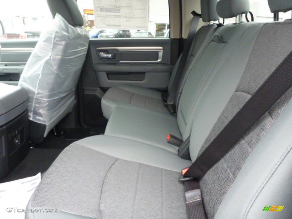 2015 Ram 1500 Big Horn Crew Cab 4x4 Rear Seat Photo #99077271