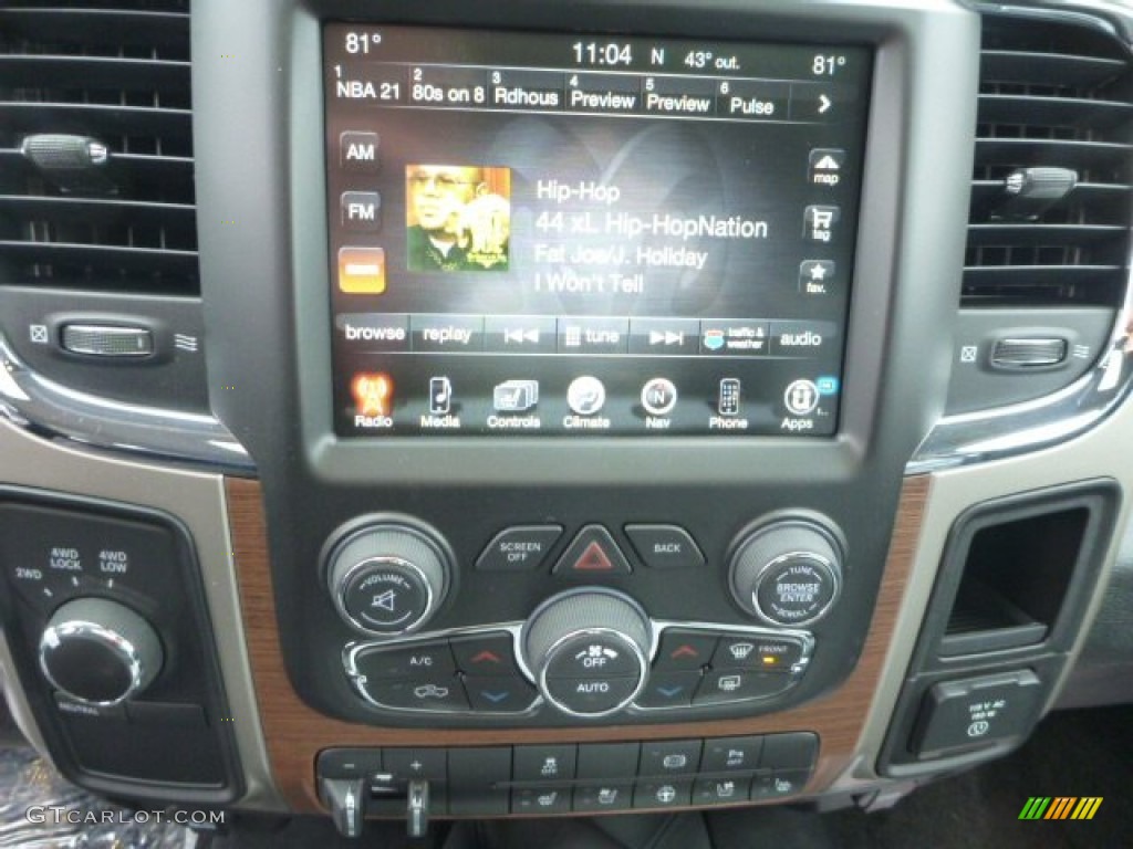 2015 Ram 2500 Laramie Crew Cab 4x4 Controls Photo #99078819