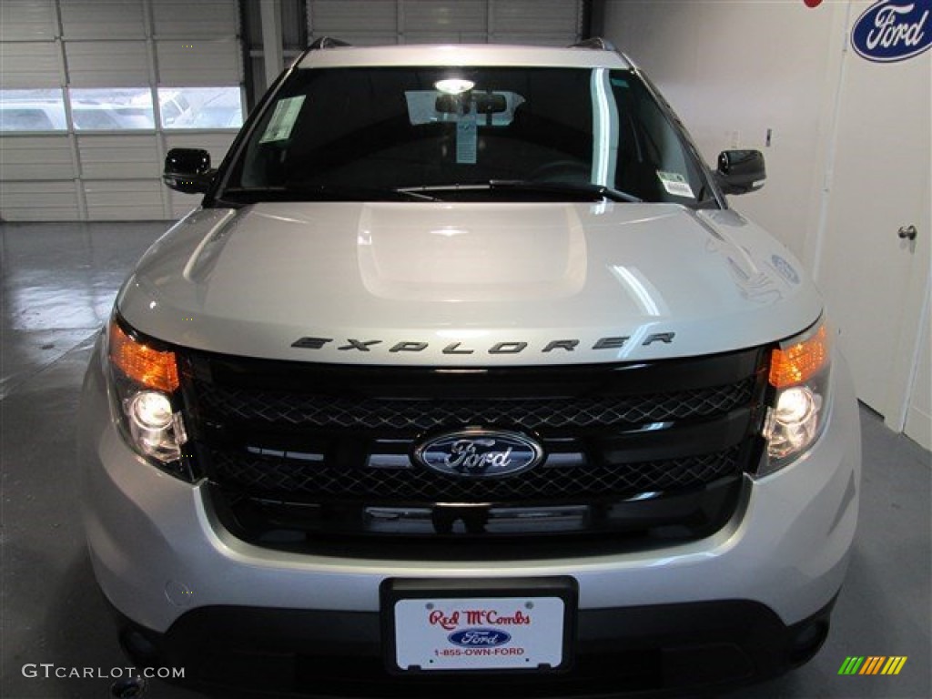 2015 Explorer Sport 4WD - Ingot Silver / Sport Charcoal Black photo #2