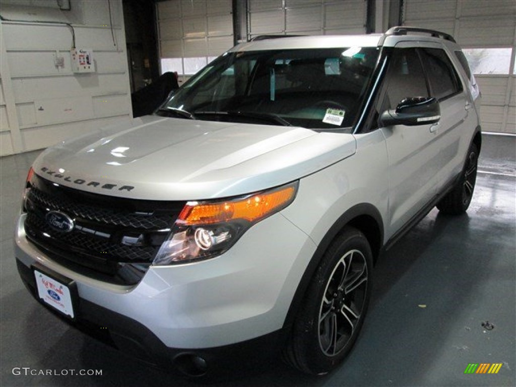 2015 Explorer Sport 4WD - Ingot Silver / Sport Charcoal Black photo #3