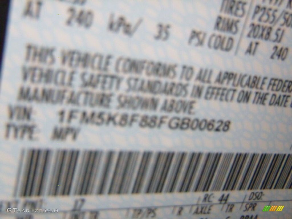 2015 Explorer Limited 4WD - Magnetic / Pecan photo #11