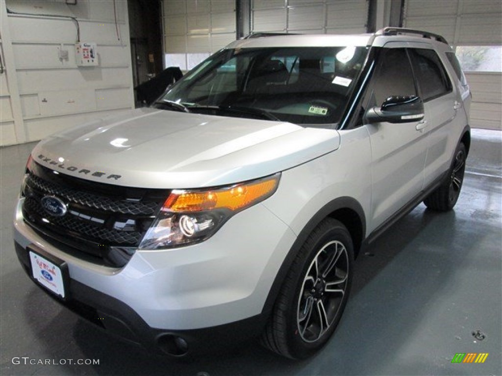 2015 Explorer Sport 4WD - Ingot Silver / Sport Charcoal Black photo #3