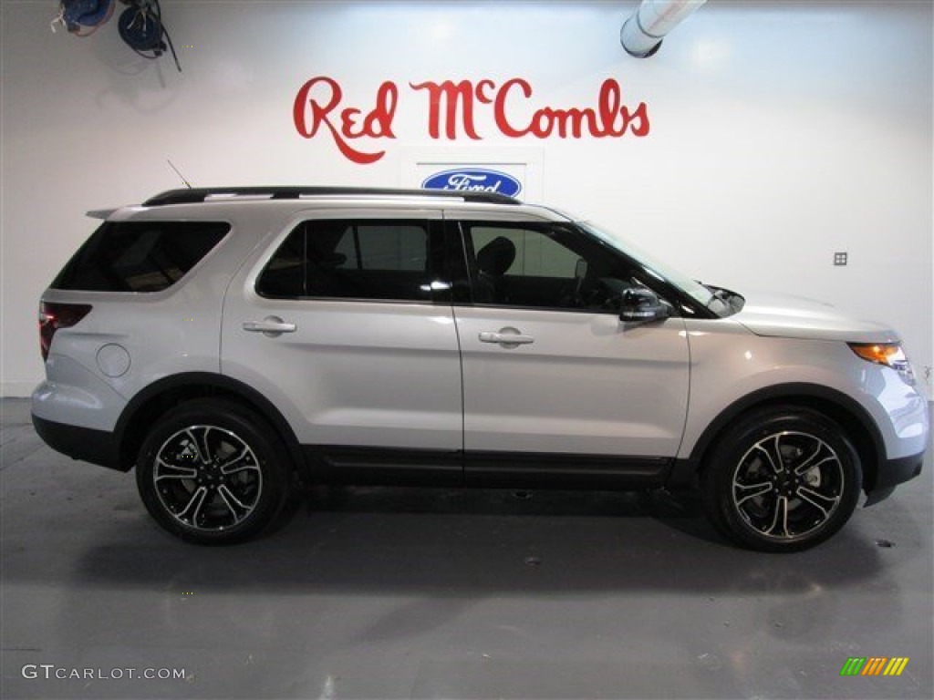 2015 Explorer Sport 4WD - Ingot Silver / Sport Charcoal Black photo #9