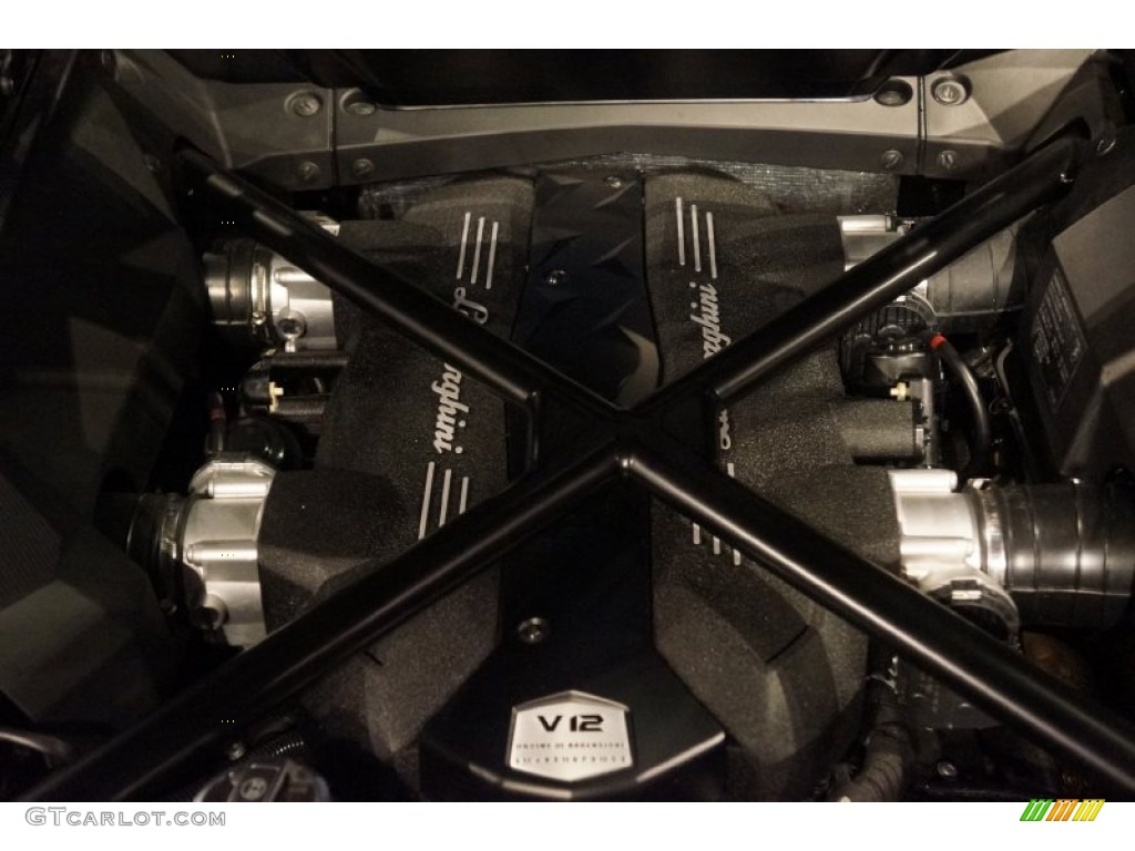 2015 Lamborghini Aventador LP 700-4 Roadster 6.5 Liter DOHC 48-Valve VVT V12 Engine Photo #99083493