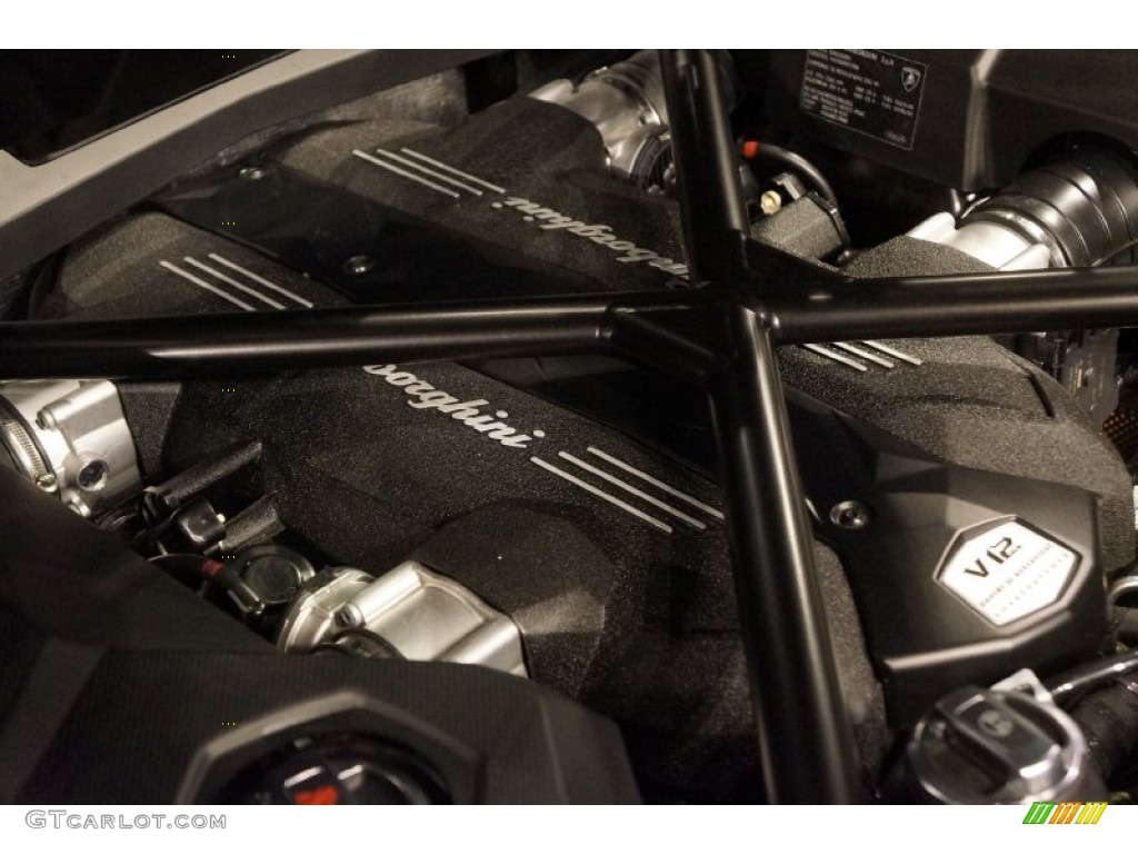 2015 Lamborghini Aventador LP 700-4 Roadster 6.5 Liter DOHC 48-Valve VVT V12 Engine Photo #99083520