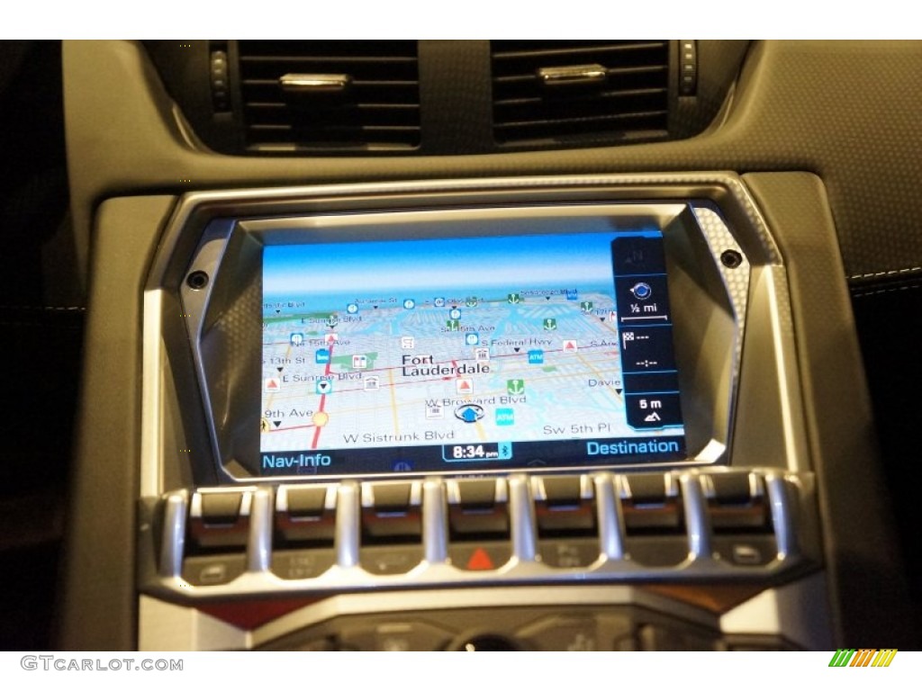 2012 Lamborghini Aventador LP 700-4 Navigation Photos