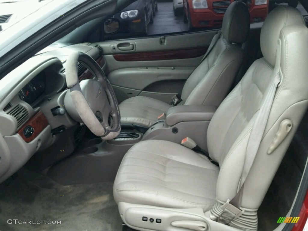 2001 Sebring LXi Convertible - Dark Garnet Red Pearlcoat / Taupe photo #20