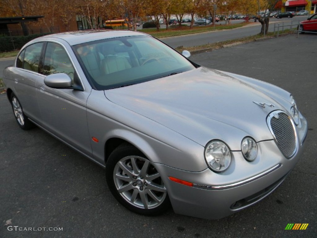 Platinum Metallic 2005 Jaguar S-Type 3.0 Exterior Photo #99087471