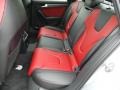 Black/Magma Red Rear Seat Photo for 2015 Audi S4 #99091771