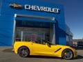 2015 Velocity Yellow Tintcoat Chevrolet Corvette Stingray Convertible Z51  photo #1