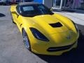 Velocity Yellow Tintcoat 2015 Chevrolet Corvette Stingray Convertible Z51 Exterior