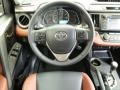 2015 Toyota RAV4 Terracotta Interior Steering Wheel Photo
