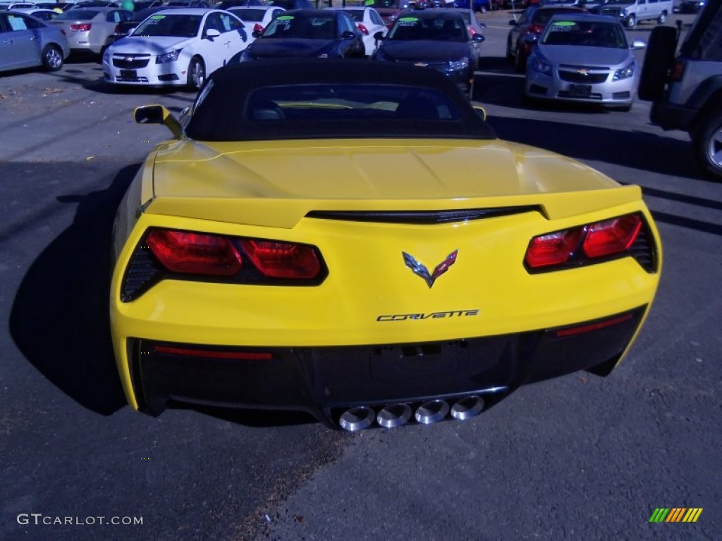 Velocity Yellow Tintcoat 2015 Chevrolet Corvette Stingray Convertible Z51 Exterior Photo #99092346