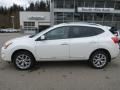 2011 Pearl White Nissan Rogue SV AWD  photo #2