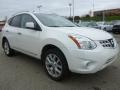 2011 Pearl White Nissan Rogue SV AWD  photo #7