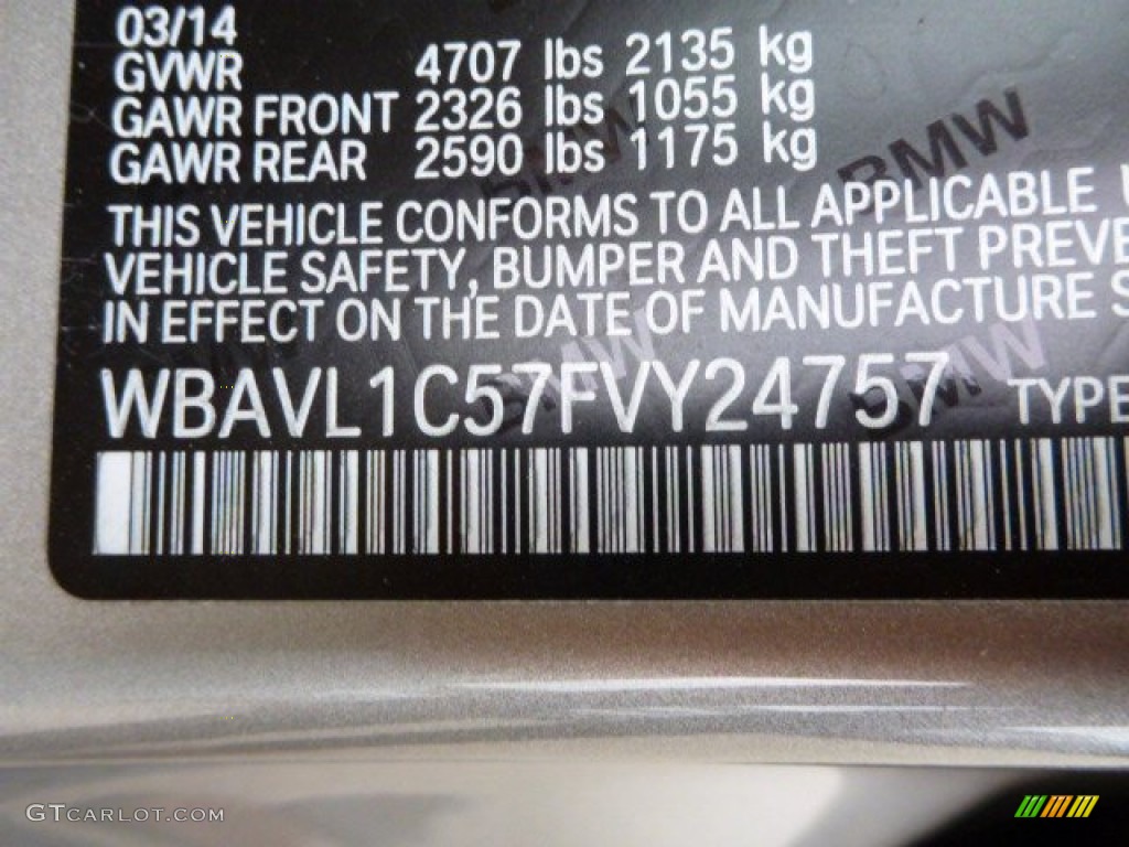 2015 X1 xDrive28i - Cashmere Silver Metallic / Beige photo #14