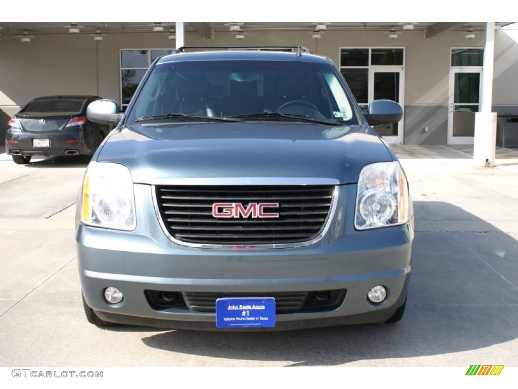 2009 Yukon SLT 4x4 - Stealth Gray Metallic / Ebony photo #3