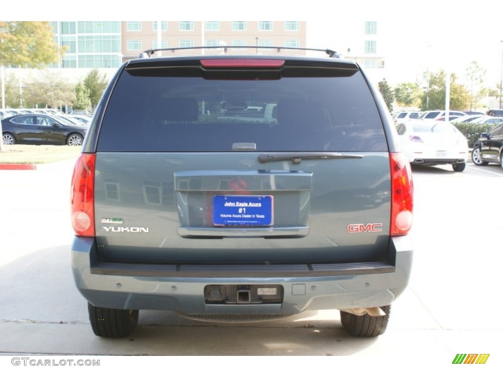 2009 Yukon SLT 4x4 - Stealth Gray Metallic / Ebony photo #7