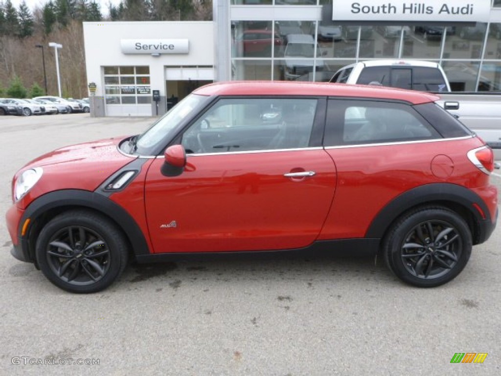 2013 Cooper S Paceman ALL4 AWD - Blazing Red / Carbon Black photo #2