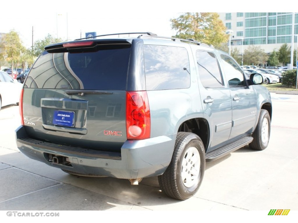 2009 Yukon SLT 4x4 - Stealth Gray Metallic / Ebony photo #8