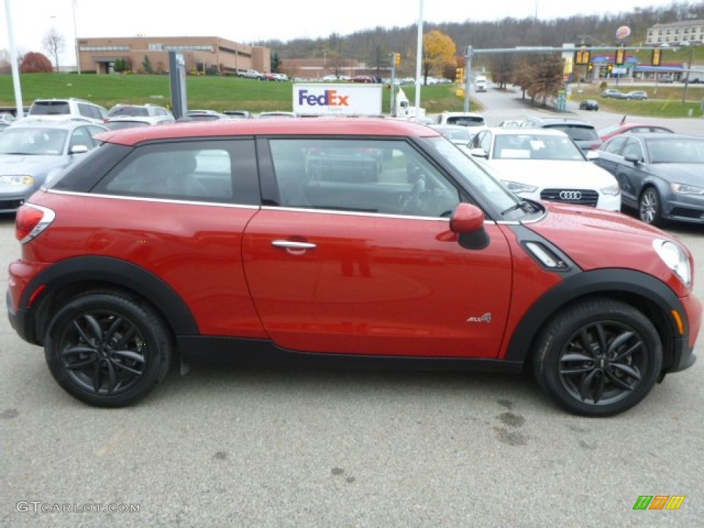 2013 Cooper S Paceman ALL4 AWD - Blazing Red / Carbon Black photo #5