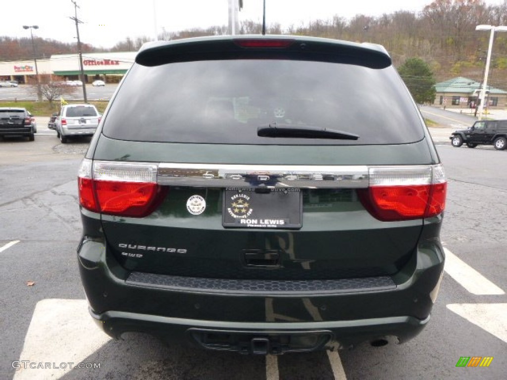 2011 Durango Express 4x4 - Natural Green Pearl / Dark Graystone/Medium Graystone photo #4