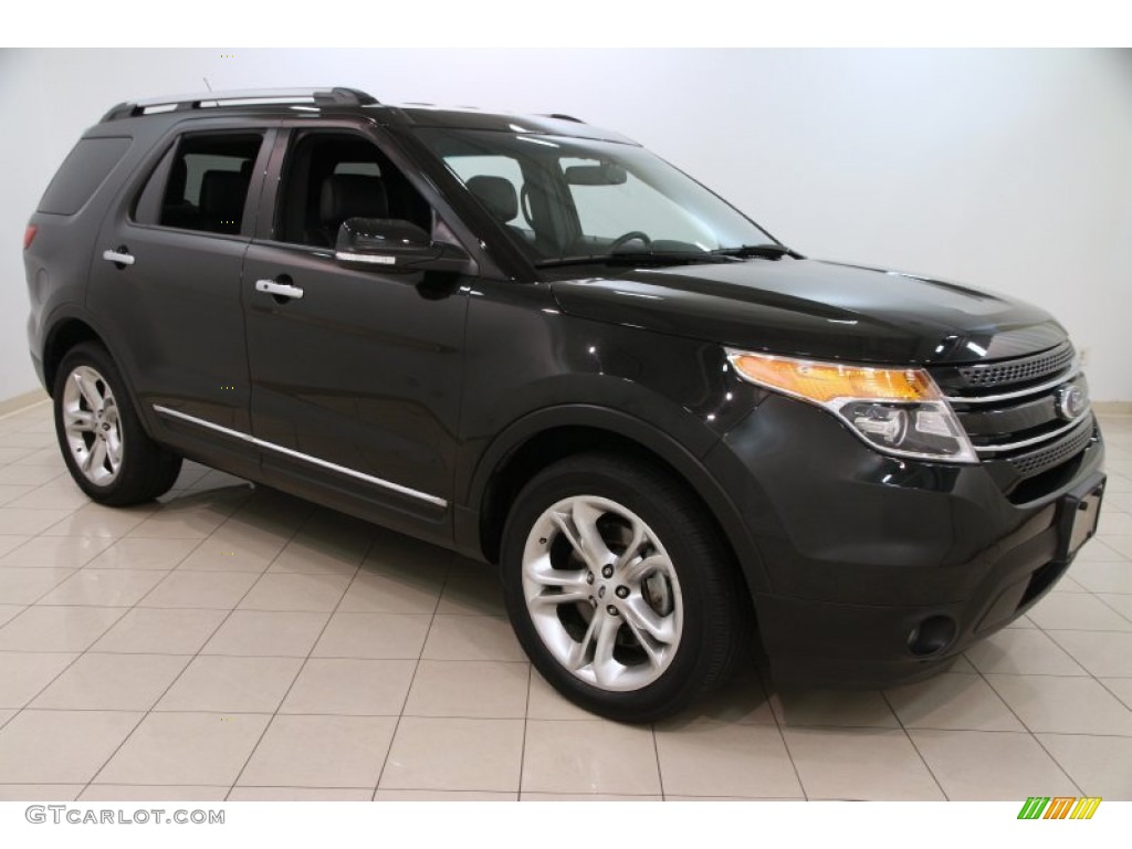 2014 Explorer Limited 4WD - Tuxedo Black / Charcoal Black photo #1
