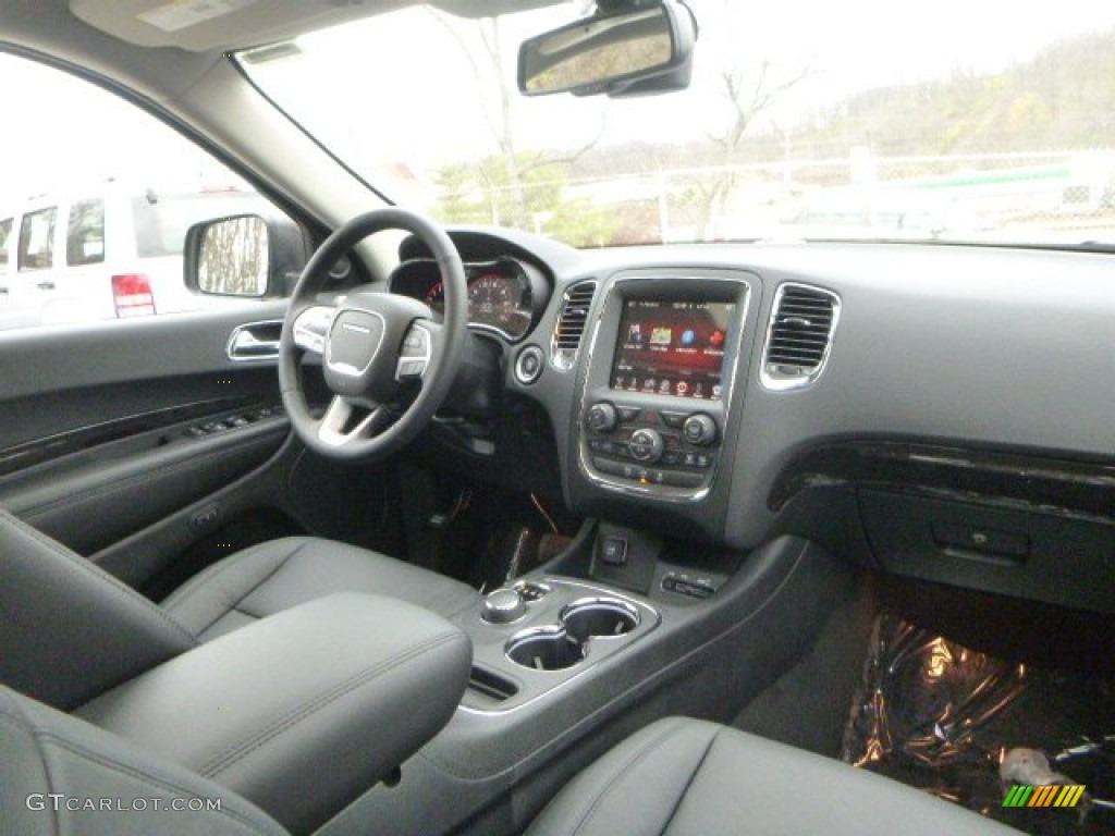 Black Interior 2015 Dodge Durango Limited AWD Photo #99100656