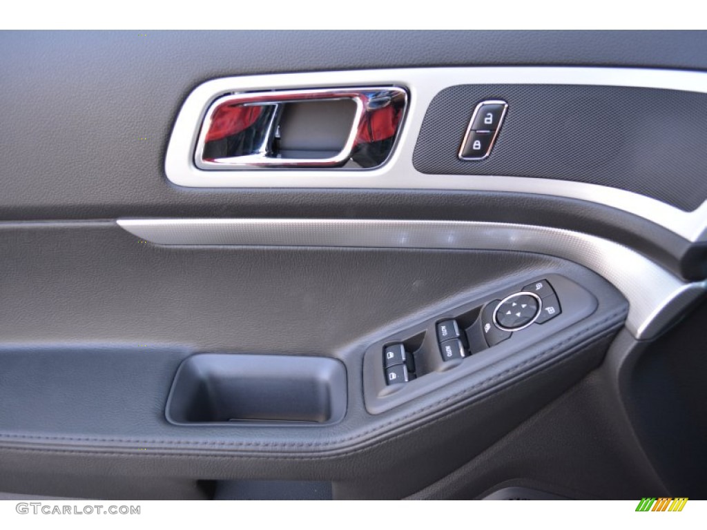 2015 Explorer XLT 4WD - Magnetic / Charcoal Black photo #5