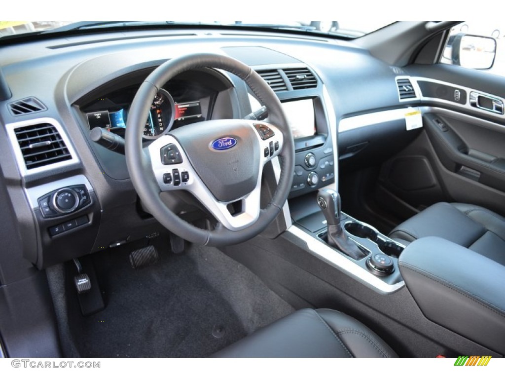 2015 Explorer XLT 4WD - Magnetic / Charcoal Black photo #7