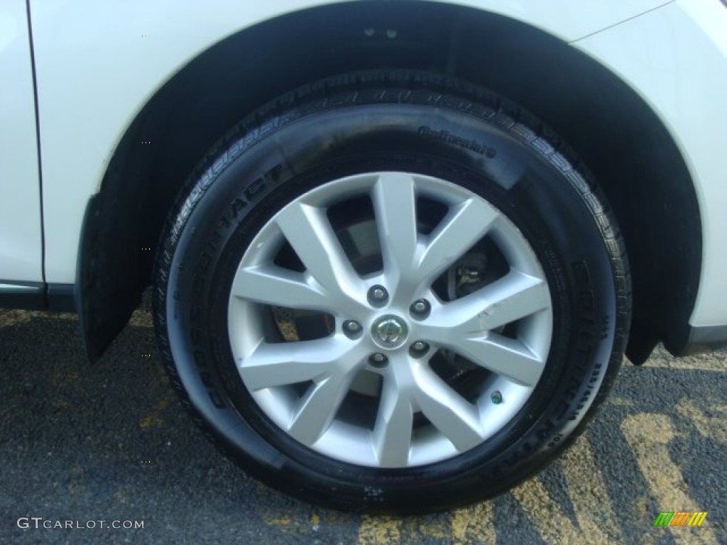 2012 Murano SL AWD - Pearl White / Beige photo #9