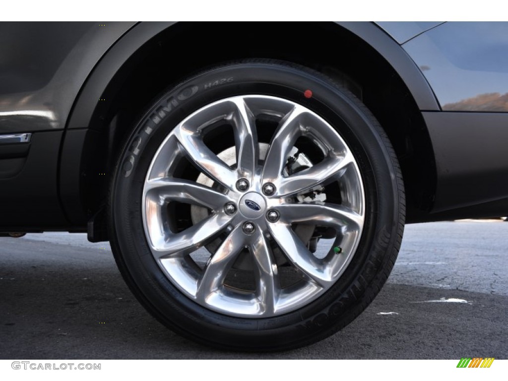 2015 Explorer XLT 4WD - Magnetic / Charcoal Black photo #12