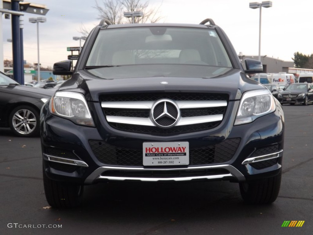 2015 GLK 350 4Matic - Lunar Blue Metallic / Sahara Beige/Mocha photo #2