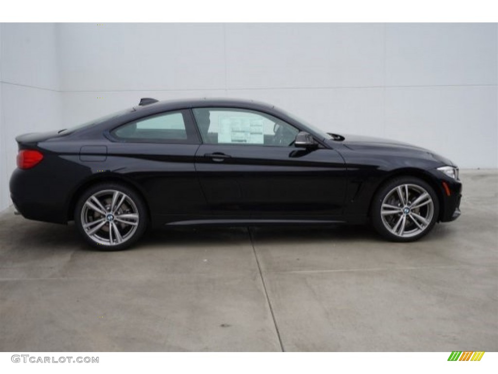 Black Sapphire Metallic 2015 BMW 4 Series 435i Coupe Exterior Photo #99104607