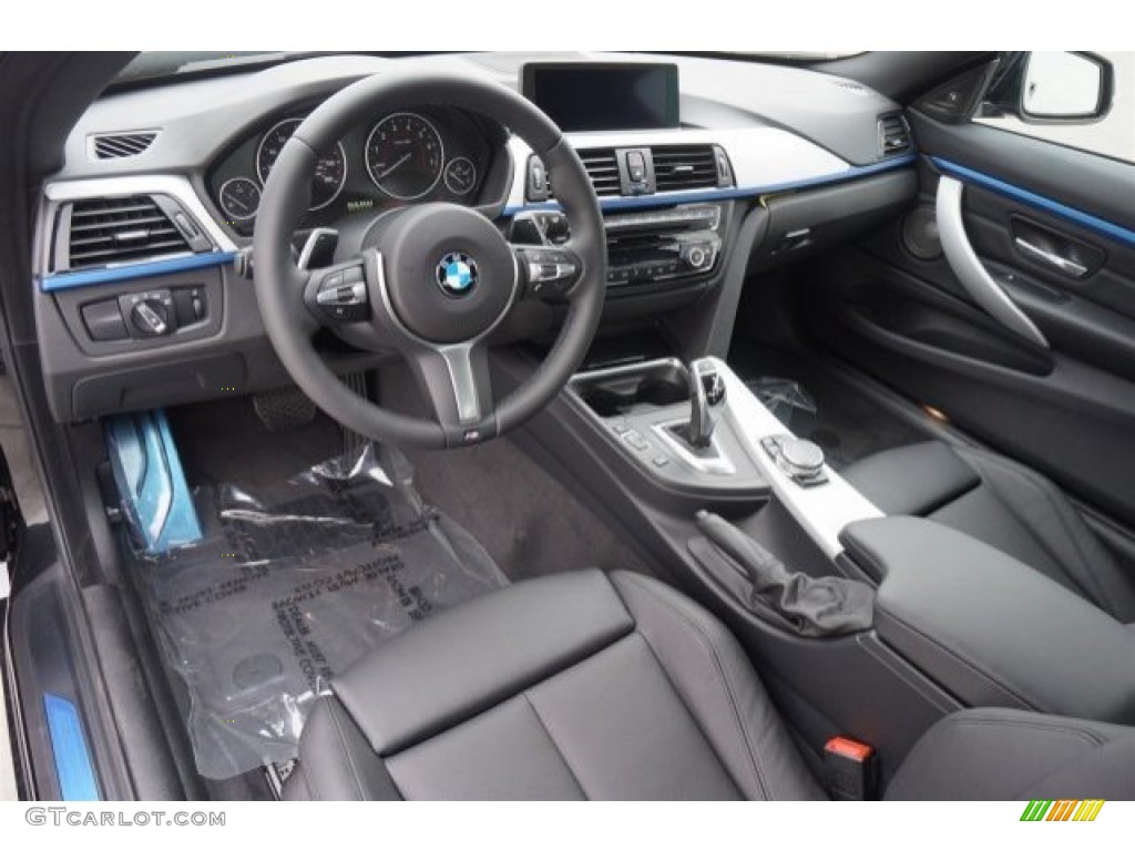 Black Interior 2015 BMW 4 Series 435i Coupe Photo #99104628