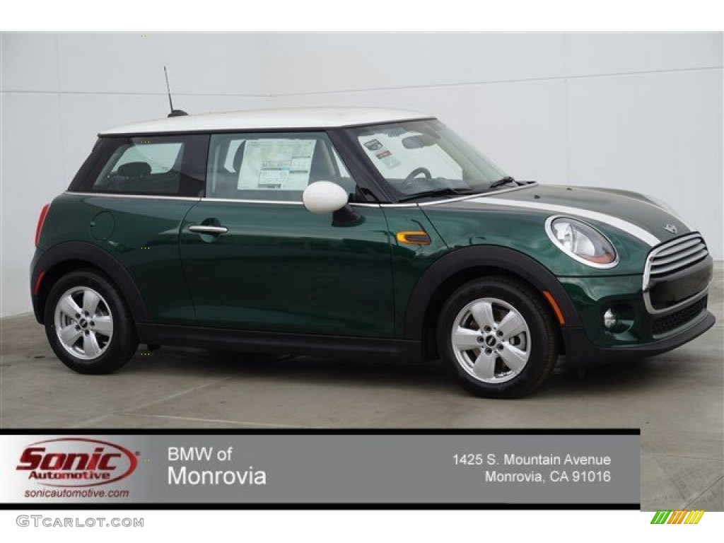 2015 Cooper Hardtop 2 Door - British Racing Green II Metallic / Carbon Black photo #1