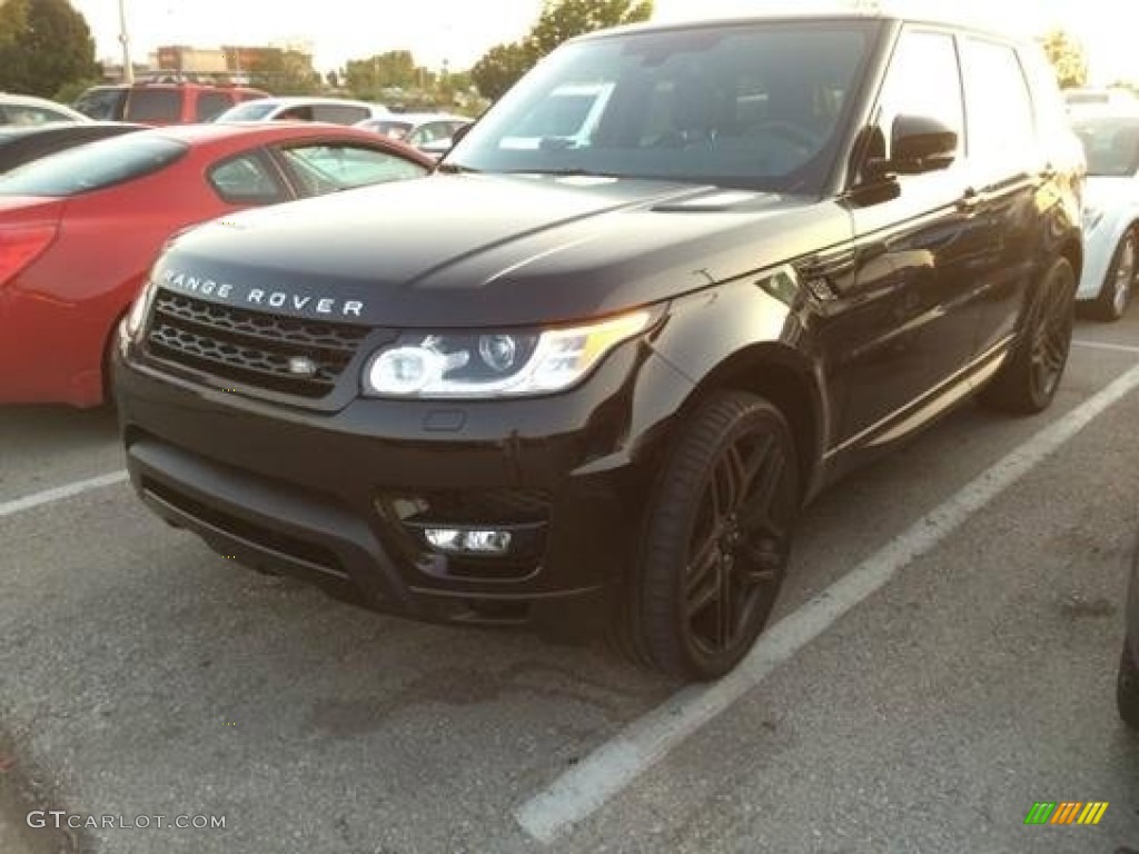 2014 Range Rover Sport Supercharged - Barolo Black Metallic / Ebony/Cirrus/Ebony photo #1