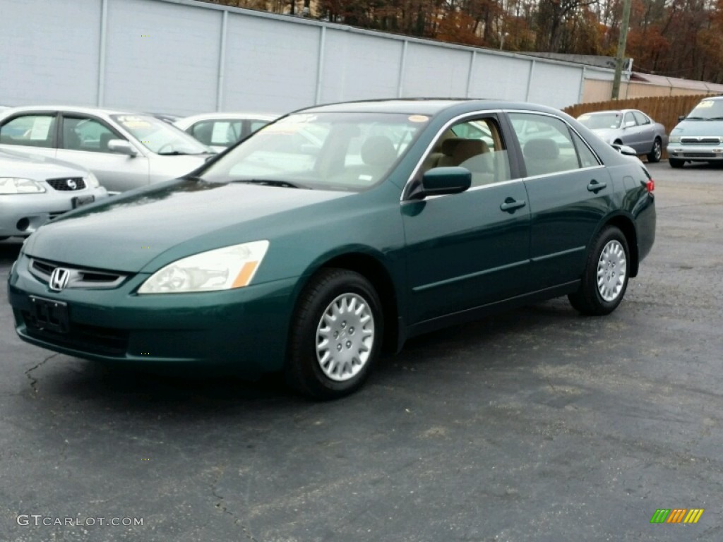 2003 Accord LX Sedan - Noble Green Pearl / Ivory photo #2