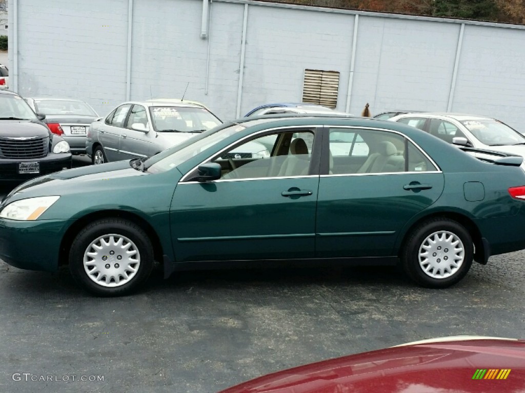 2003 Accord LX Sedan - Noble Green Pearl / Ivory photo #3