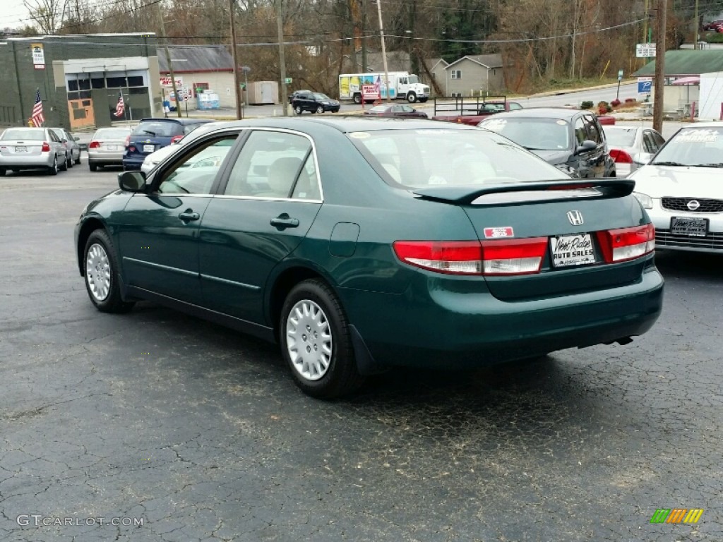 2003 Accord LX Sedan - Noble Green Pearl / Ivory photo #4
