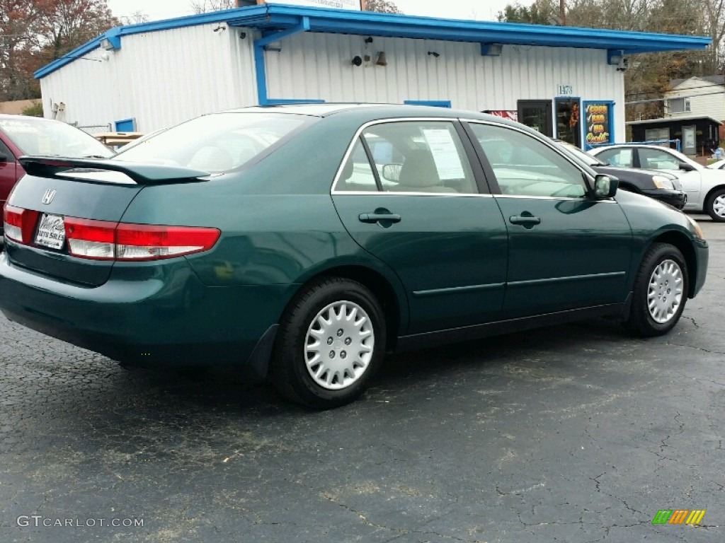 2003 Accord LX Sedan - Noble Green Pearl / Ivory photo #6