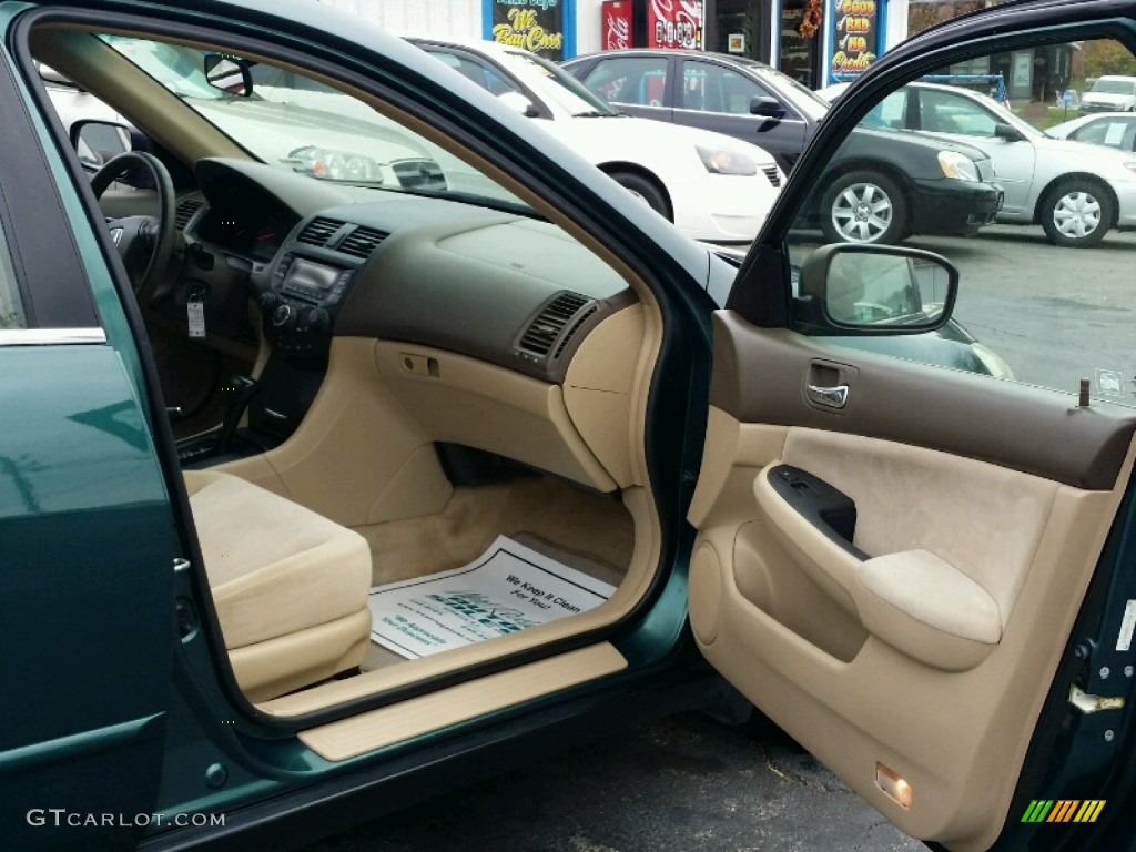 2003 Accord LX Sedan - Noble Green Pearl / Ivory photo #9