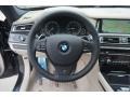 2015 BMW 7 Series Oyster Interior Steering Wheel Photo