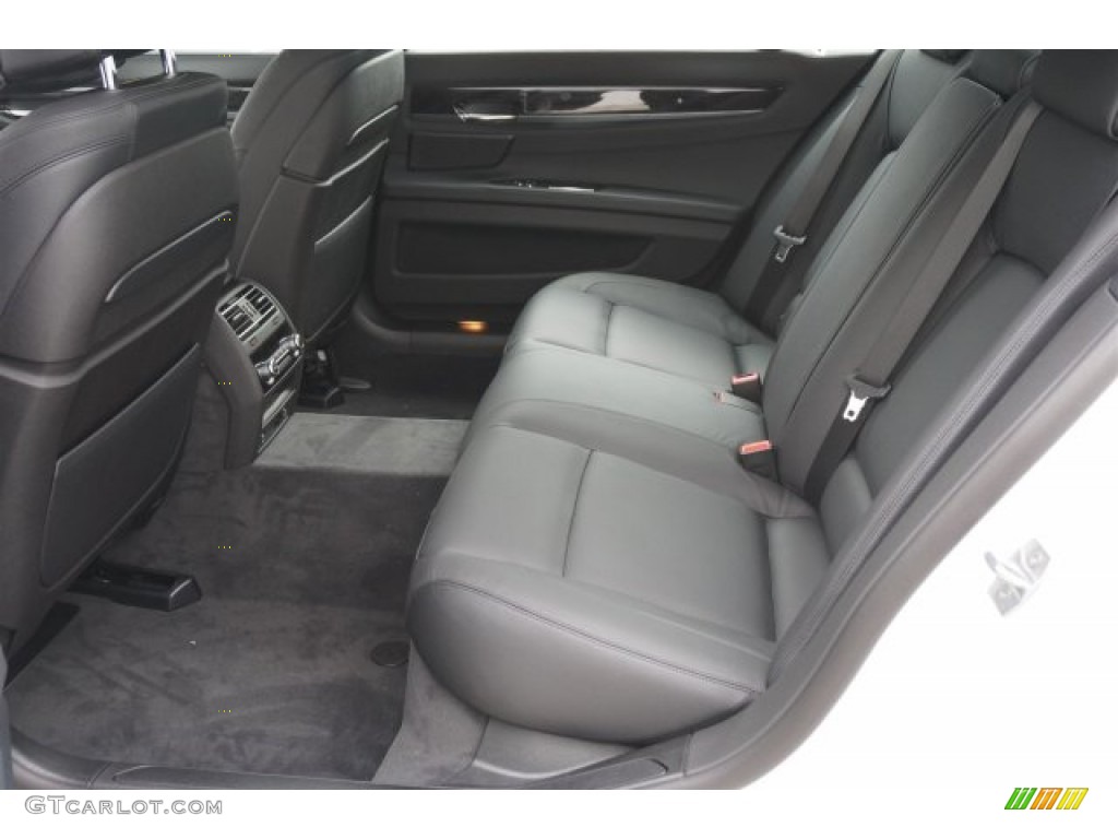 Black Interior 2015 BMW 7 Series 740Li Sedan Photo #99108625