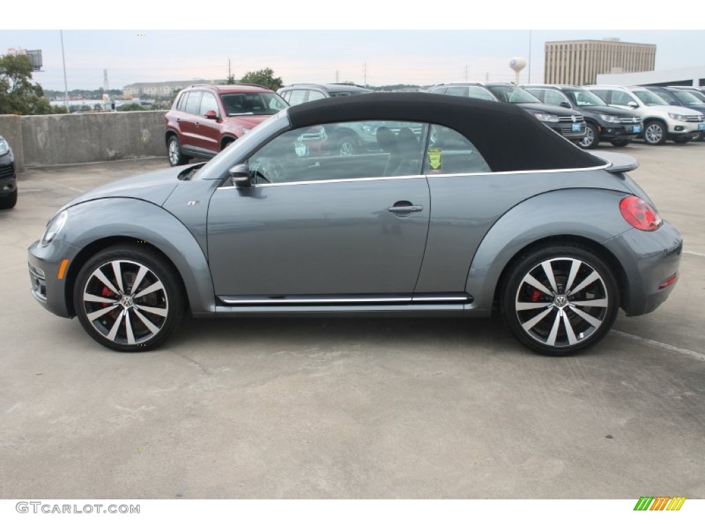 2015 Beetle R Line 2.0T Convertible - Platinum Gray Metallic / Titan Black photo #7