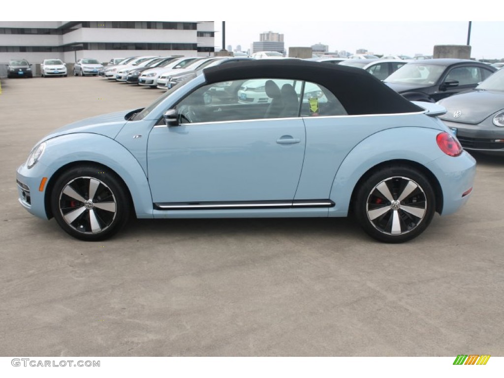 Denim Blue 2015 Volkswagen Beetle R Line 2.0T Convertible Exterior Photo #99111325