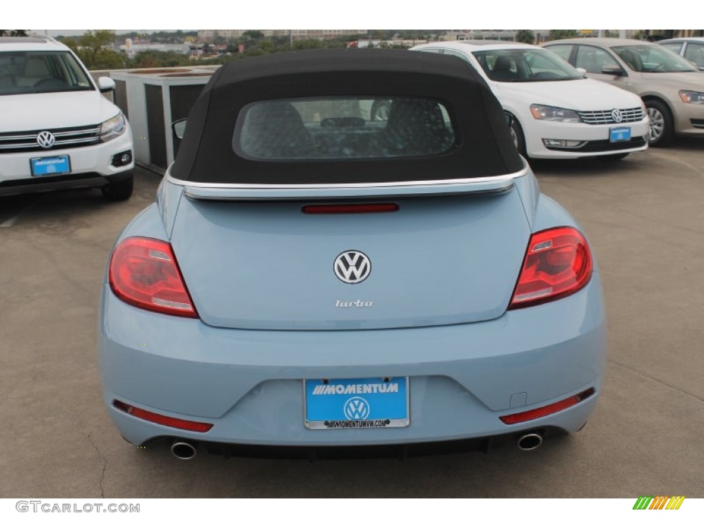 2015 Beetle R Line 2.0T Convertible - Denim Blue / Titan Black photo #9